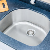 24" Rumney Stainless Steel Single-Bowl Undermount Sink