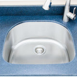 24" Rumney Stainless Steel Single-Bowl Undermount Sink