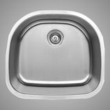 24" Rumney Stainless Steel Single-Bowl Undermount Sink