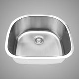 24" Rumney Stainless Steel Single-Bowl Undermount Sink