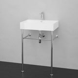 24" Vernal Vitreous China Console Bathroom Sink with Steel Stand