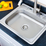 25" Hardwick Stainless Steel Single-Bowl Drop-In Sink