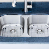 29" Potsdam Stainless Steel Double-Bowl Undermount Sink