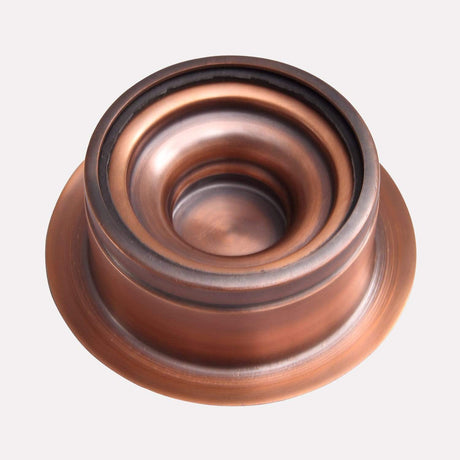 3 1/2" Copper Disposal Flange and Stopper