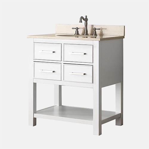 30" Brockton Vanity for Oval Undermount Sink