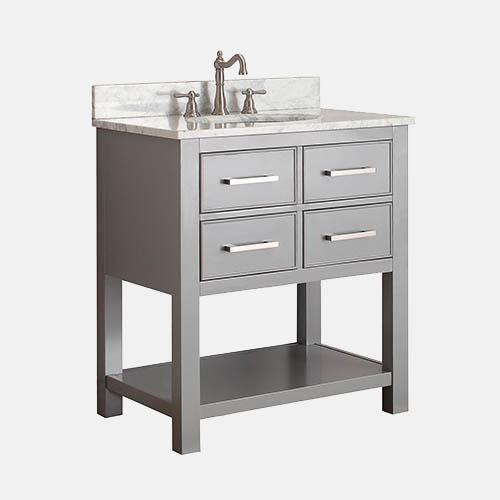 30" Brockton Vanity for Oval Undermount Sink