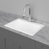 30" Dalmar Cast Iron Drop-In Kitchen Sink