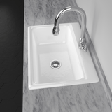 30" Dalmar Cast Iron Drop-In Kitchen Sink