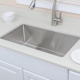 30" Fairlee Stainless Steel Single-Bowl Undermount Sink