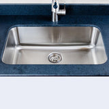 30" Henniker Stainless Steel Single-Bowl Undermount Sink