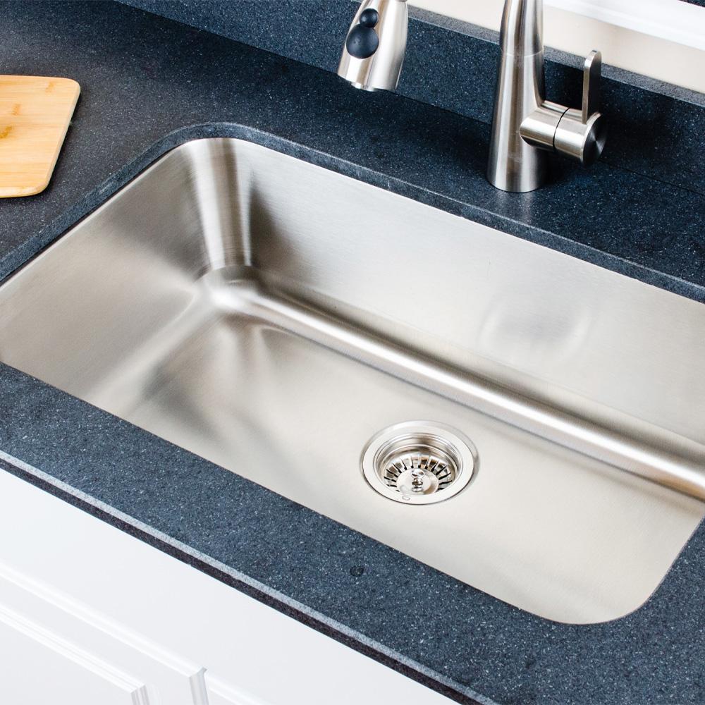 30" Keene Stainless Steel Single-Bowl Undermount Sink