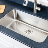 30" Keene Stainless Steel Single-Bowl Undermount Sink
