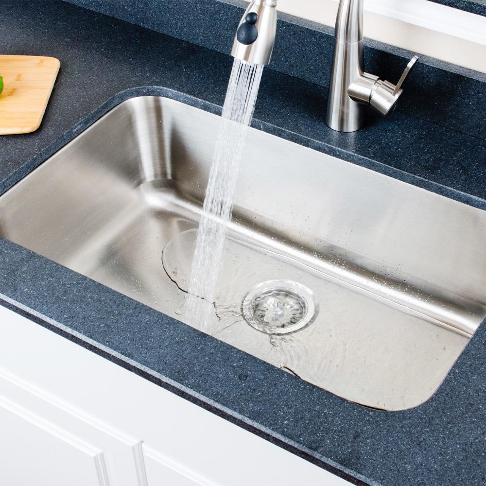 30" Keene Stainless Steel Single-Bowl Undermount Sink