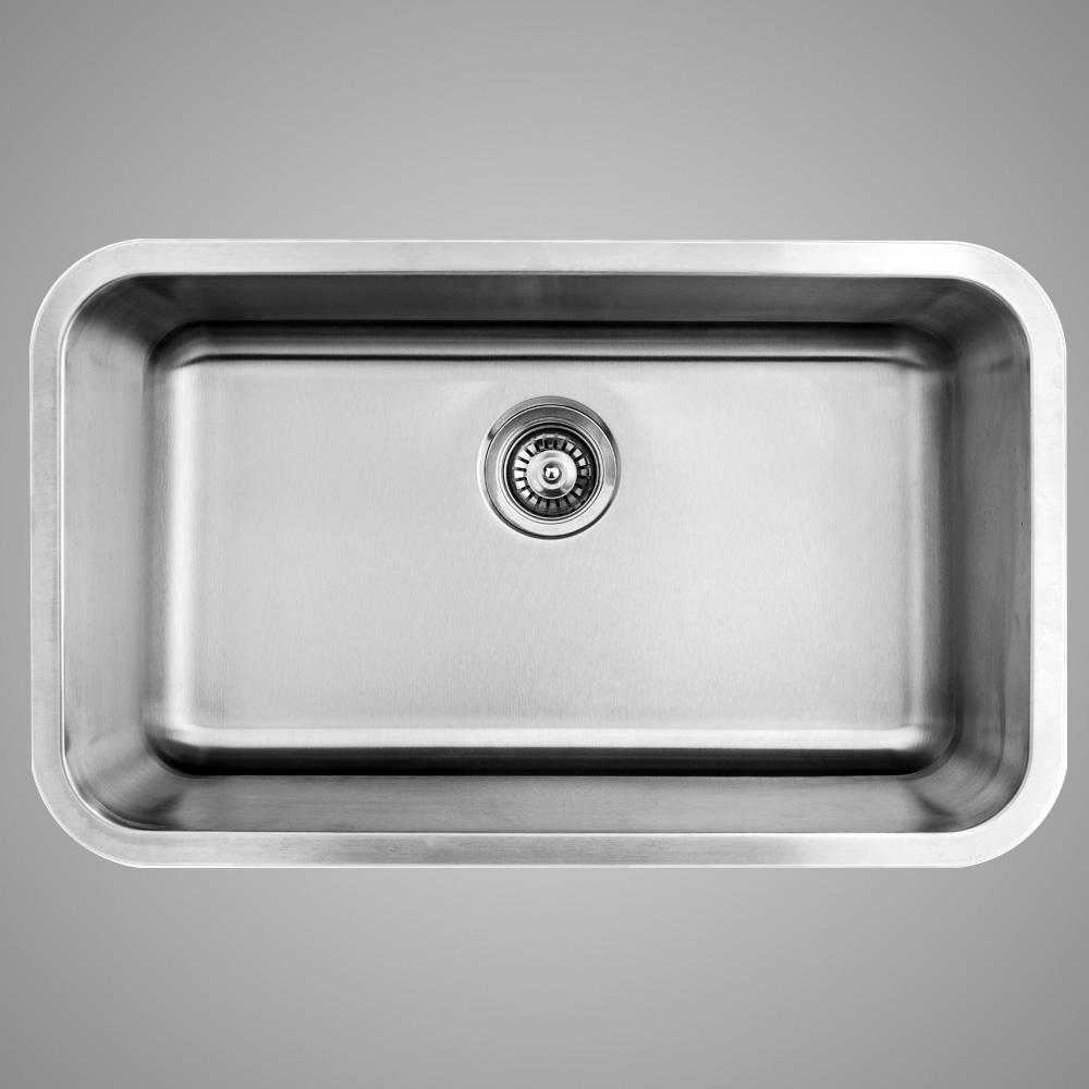 30" Keene Stainless Steel Single-Bowl Undermount Sink