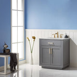 30" Langley Vanity for Rectangular Undermount Sink
