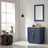 30" Langley Vanity for Rectangular Undermount Sink