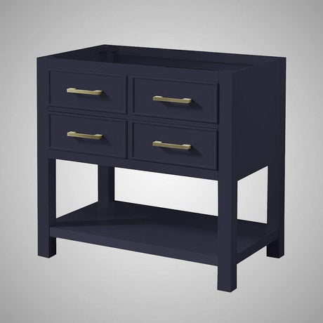 30" Maurizio Vanity Cabinet for Oval Undermount Sink - Navy Blue