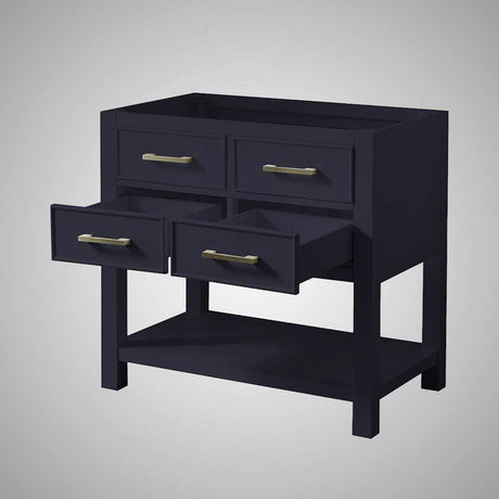 30" Maurizio Vanity Cabinet for Oval Undermount Sink - Navy Blue