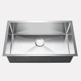 30" Mora Stainless Steel Single-Bowl Undermount Sink