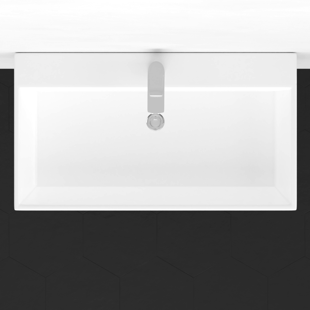 30" Neola Wall-Mount Vitreous China Sink with Steel Towel Bar