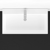 30" Neola Wall-Mount Vitreous China Sink with Steel Towel Bar