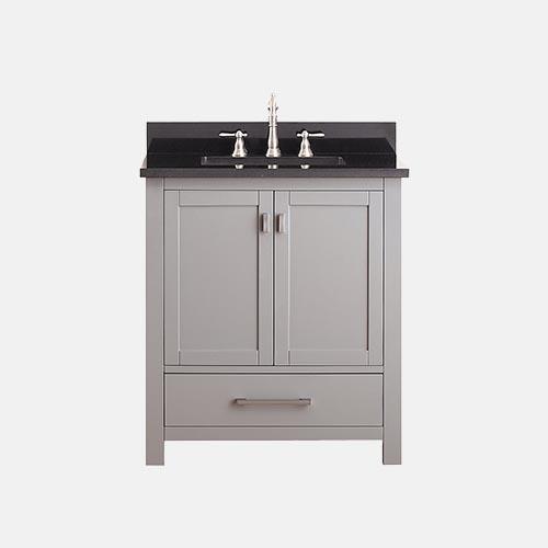30" Noxon Vanity for Rectangular Undermount Sink - Chilled Gray