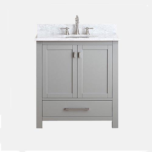30" Noxon Vanity for Rectangular Undermount Sink - Chilled Gray