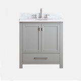 30" Noxon Vanity for Rectangular Undermount Sink - Chilled Gray
