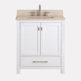 30" Noxon Vanity for Rectangular Undermount Sink - White