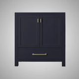 30" Romani Vanity Cabinet for Rectangular Undermount Sink - Navy Blue