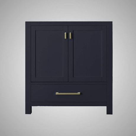 30" Romani Vanity Cabinet for Rectangular Undermount Sink - Navy Blue