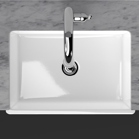 30" Ubel Handcrafted Fireclay Single-Bowl Framed Apron Farmhouse Sink - White