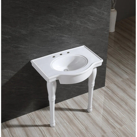 31” Miruna Vitreous China Console Sink