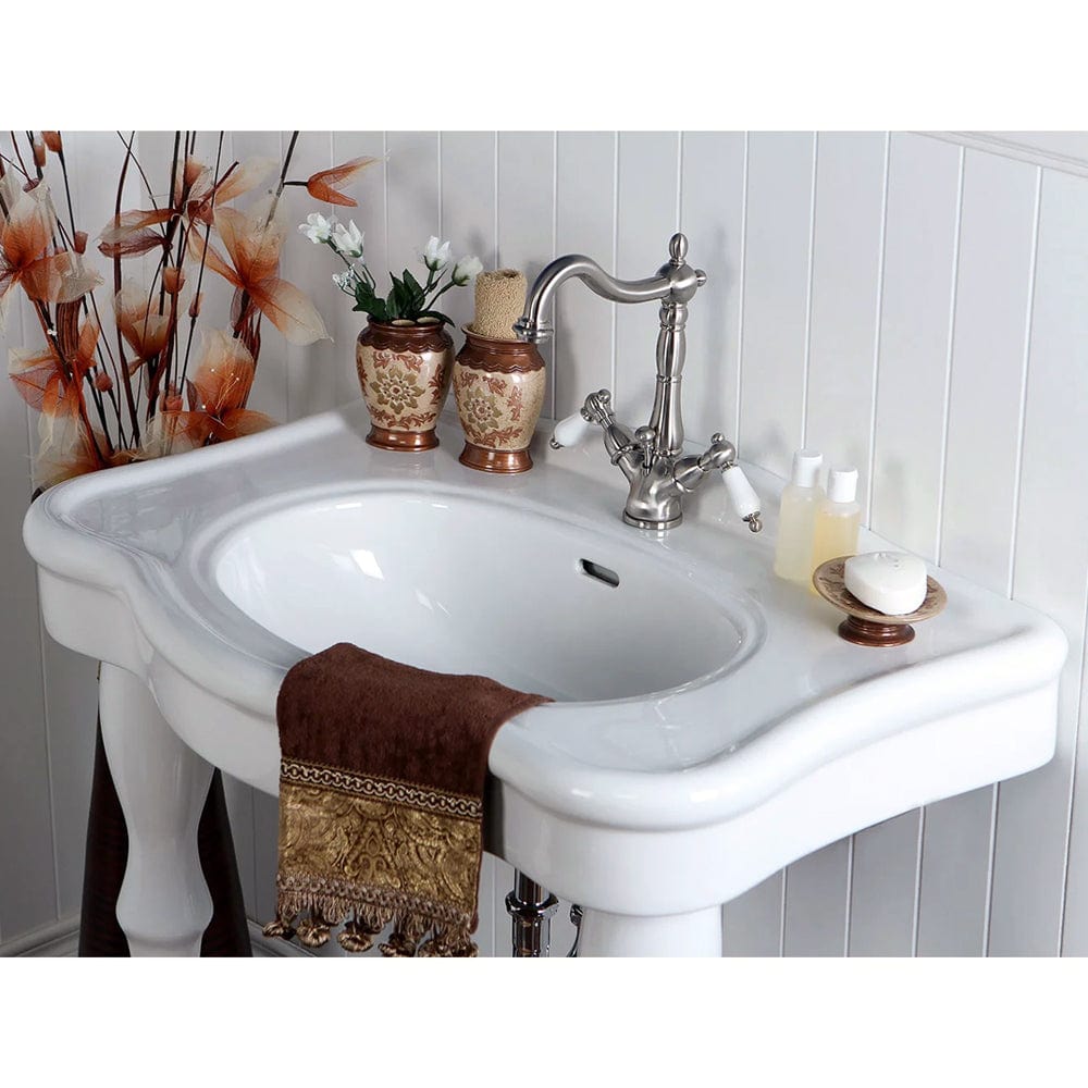 32" Chessie Vitreous China Console Sink