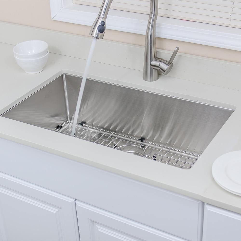 32" Devens Stainless Steel Single-Bowl Undermount Sink
