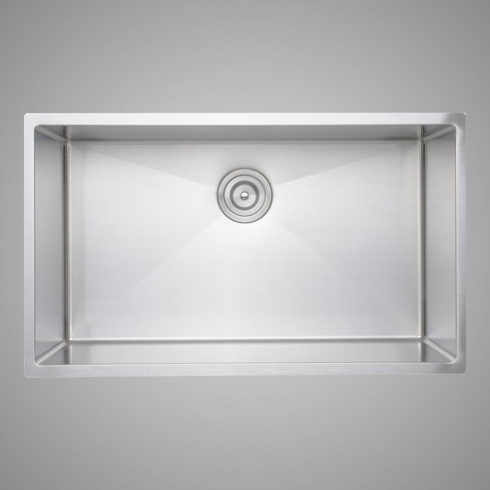 32" Devens Stainless Steel Single-Bowl Undermount Sink