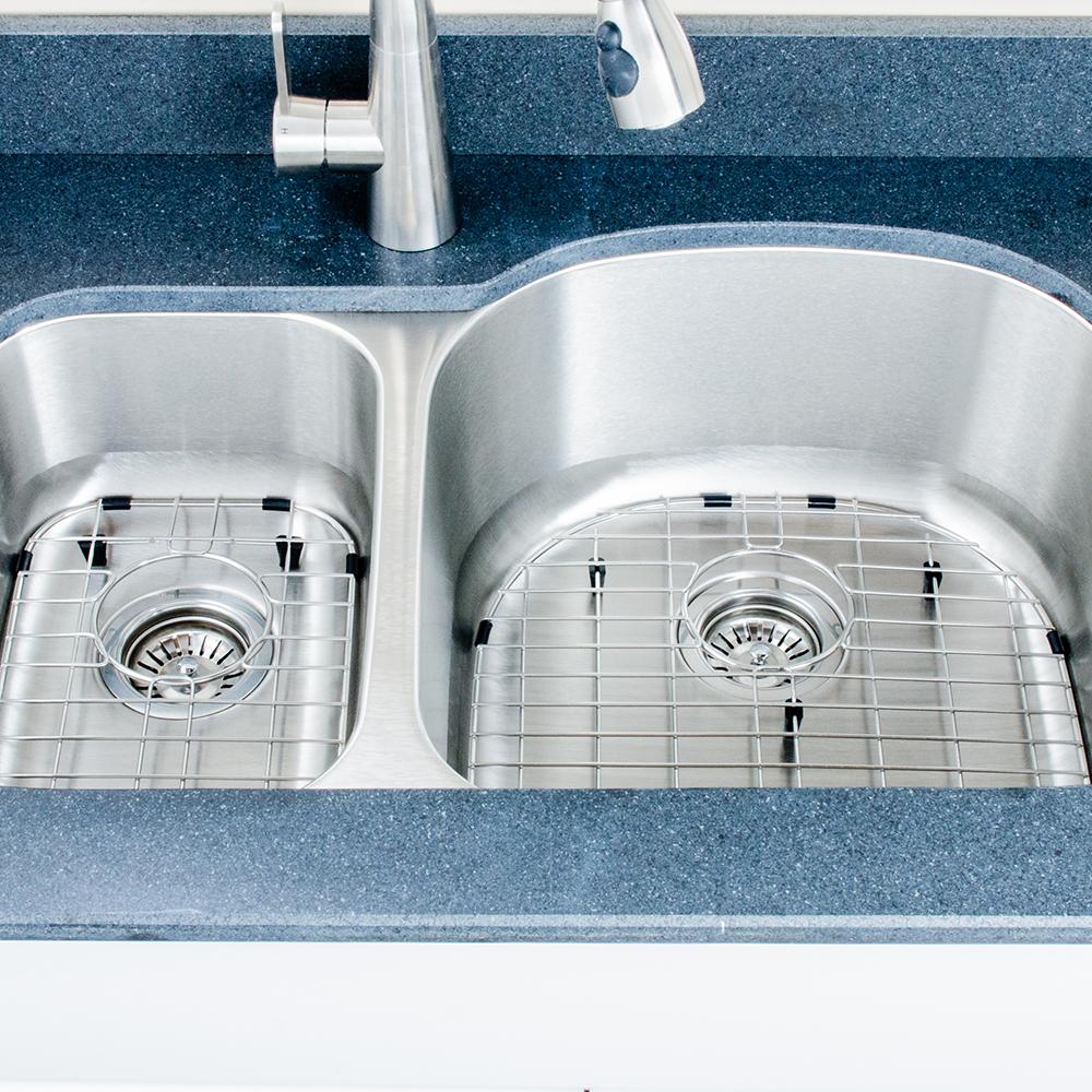 32" Errol Stainless Steel Double-Bowl Undermount Sink