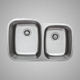 32" Gorham Stainless Steel Double-Bowl Undermount Sink