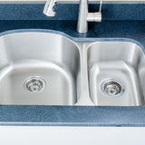 32" Keough Stainless Steel Double-Bowl Undermount Sink