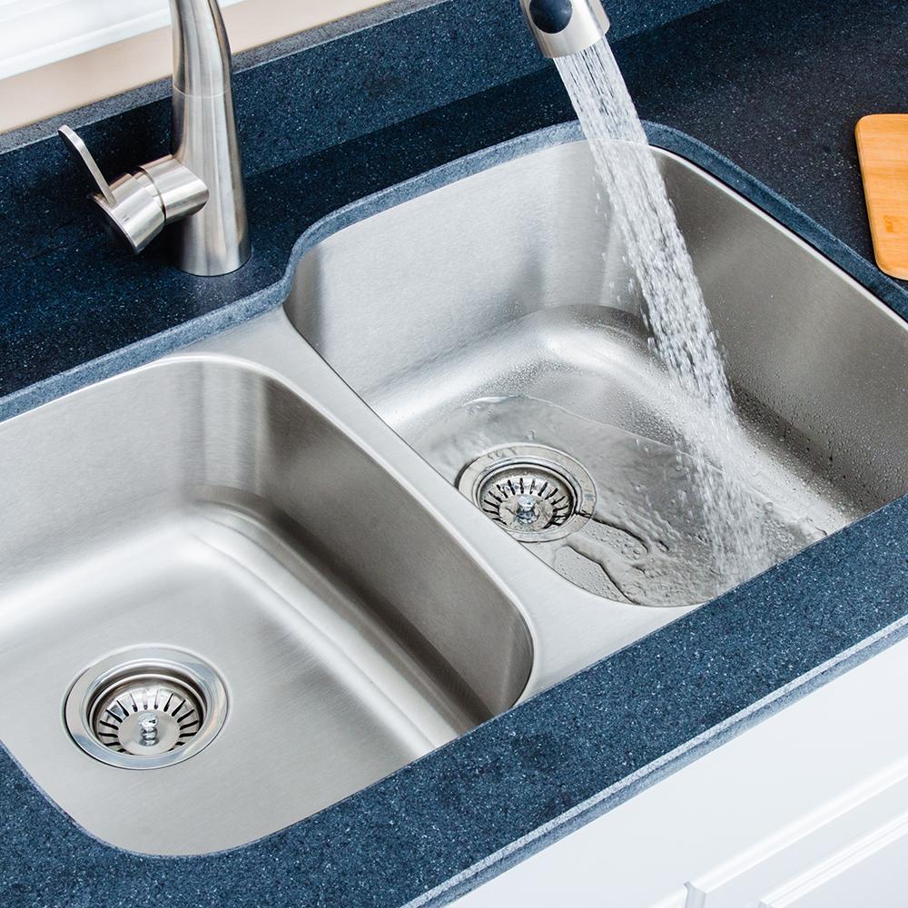 32" Langdon Stainless Steel Double-Bowl Undermount Sink