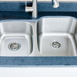 32" Langdon Stainless Steel Double-Bowl Undermount Sink