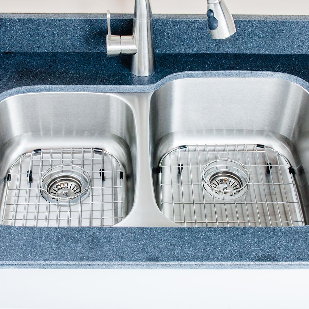 32" Langdon Stainless Steel Double-Bowl Undermount Sink