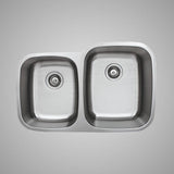 32" Langdon Stainless Steel Double-Bowl Undermount Sink