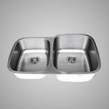 32" Langdon Stainless Steel Double-Bowl Undermount Sink