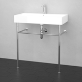 32" Orma Vitreous China Console Bathroom Sink with Steel Stand