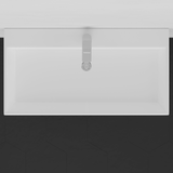 32" Orma Vitreous China Console Bathroom Sink with Steel Stand