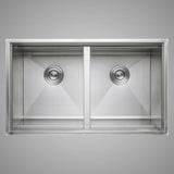 32" Southwick Stainless Steel Double-Bowl Workstation Undermount Sink