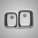 32" Sunapee Stainless Steel Double-Bowl Undermount Sink