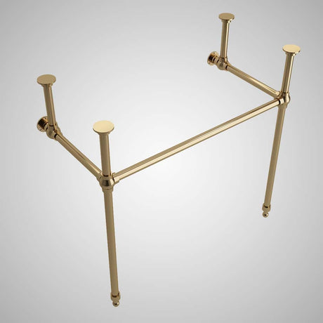 32" Zapa Fireclay Console Bathroom Sink with Steel Stand