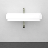 32" Zapa Fireclay Wall-Mount Bathroom Sink